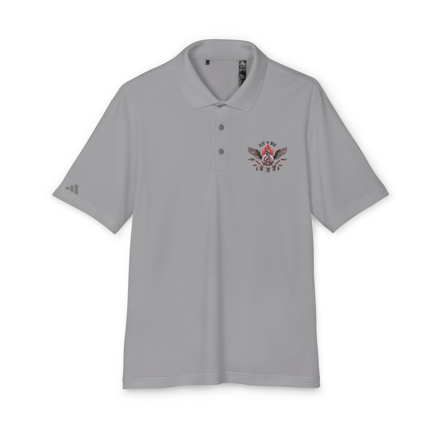 W - Fly or Die Fishing - Adidas - Polo unisexe de performance