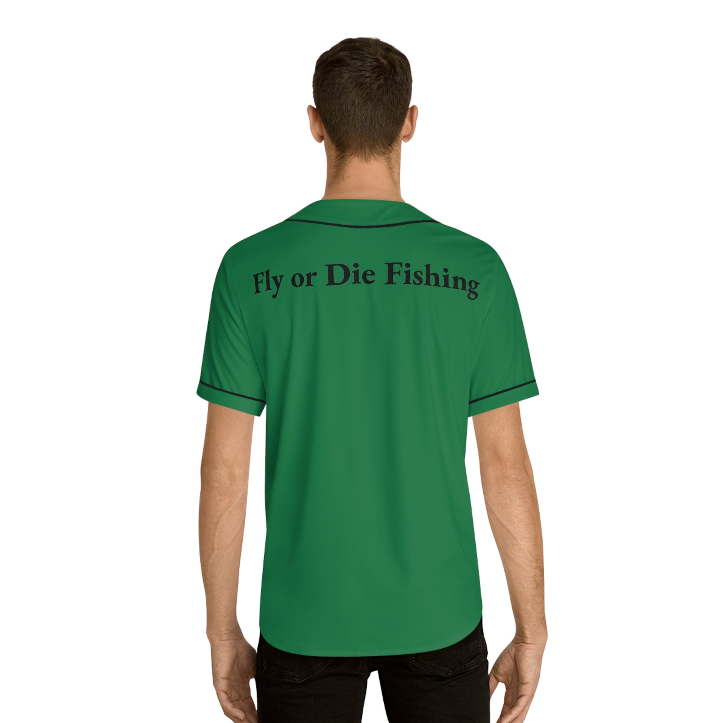 Baseball - Fly or Die Fishing - Men's Baseball Jersey (AOP)