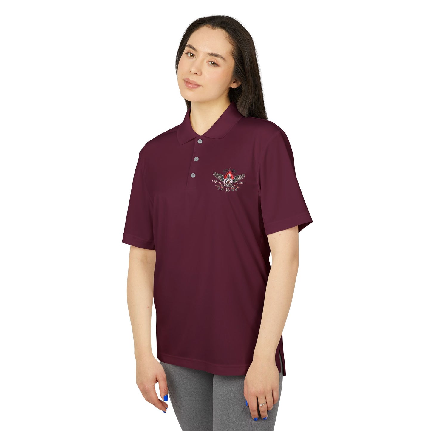 W - Fly or Die Fishing - Adidas - Polo unisexe de performance