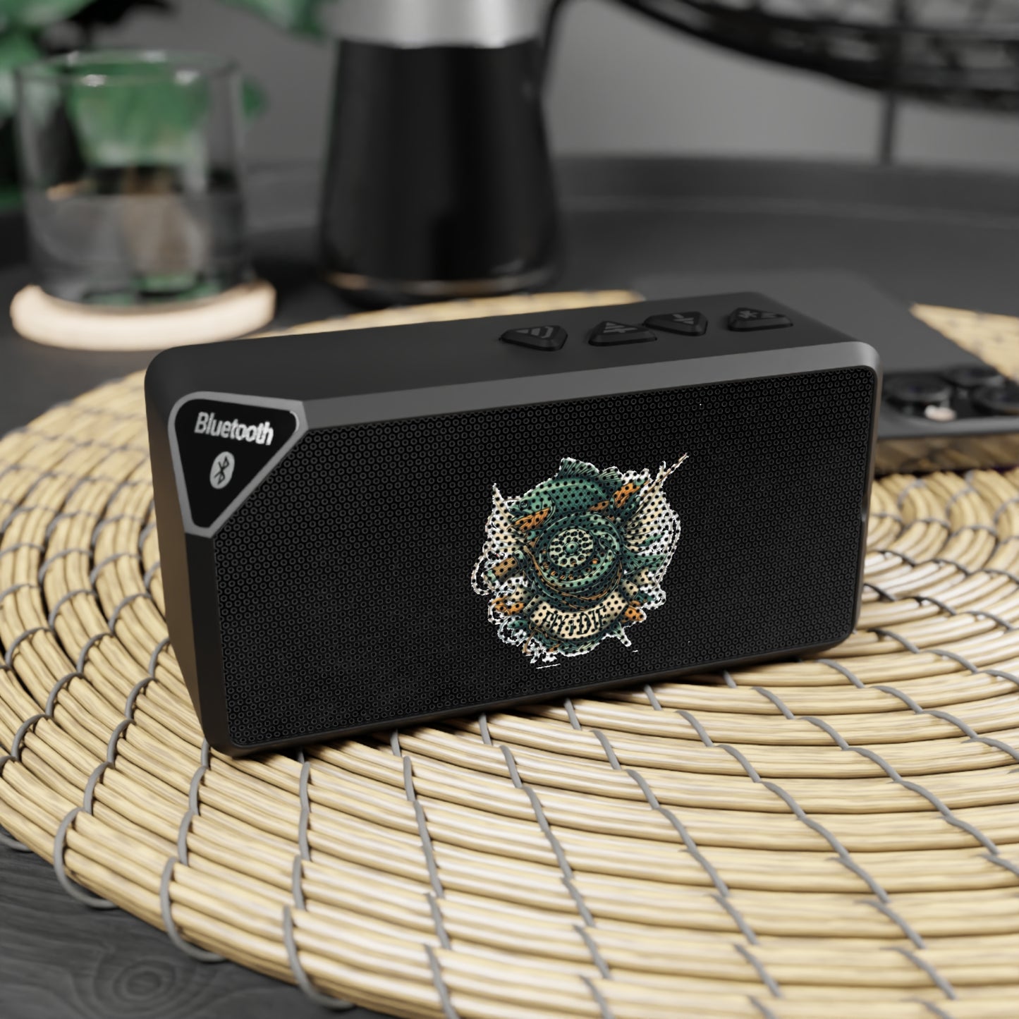 L - Fly or Die Fishing - Enceinte Bluetooth Jabba - Design unique pour les amateurs de musique