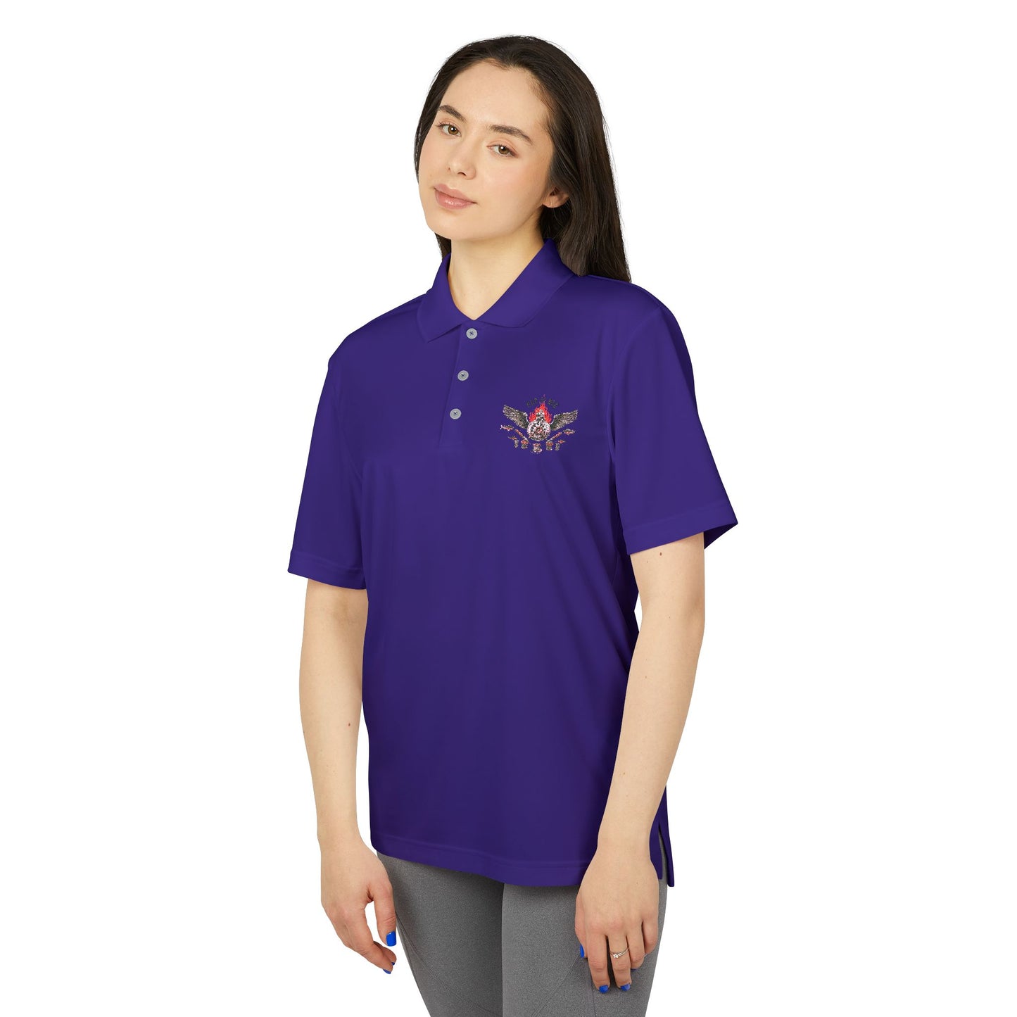 W - Fly or Die Fishing - Adidas - Polo unisexe de performance