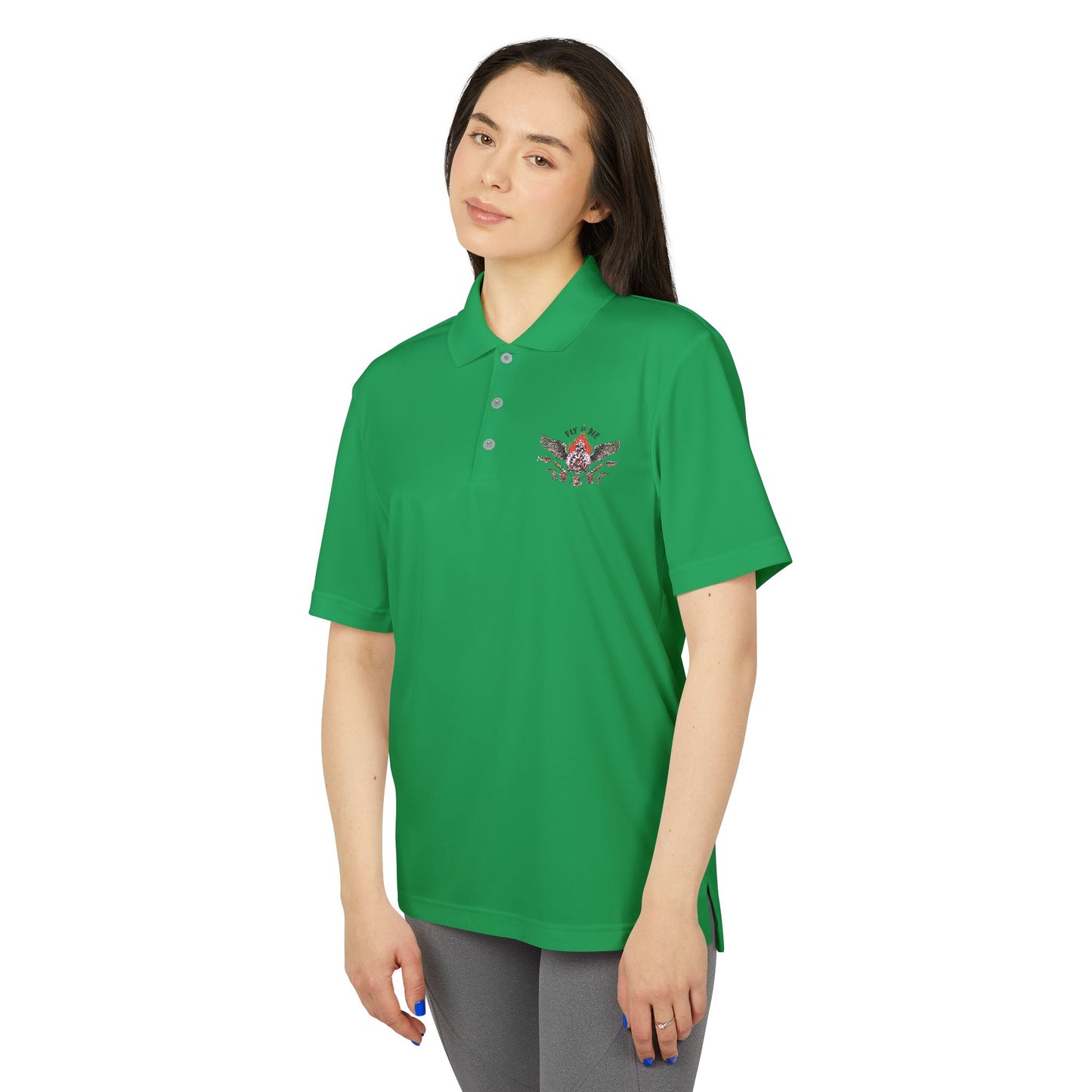 W - Fly or Die Fishing - Adidas - Polo unisexe de performance