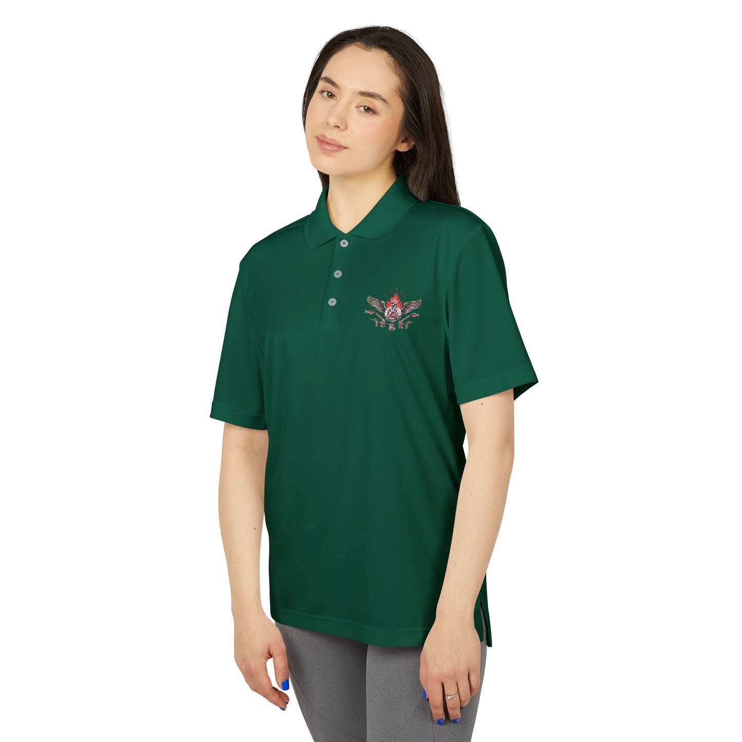 W - Fly or Die Fishing - Adidas - Polo unisexe de performance