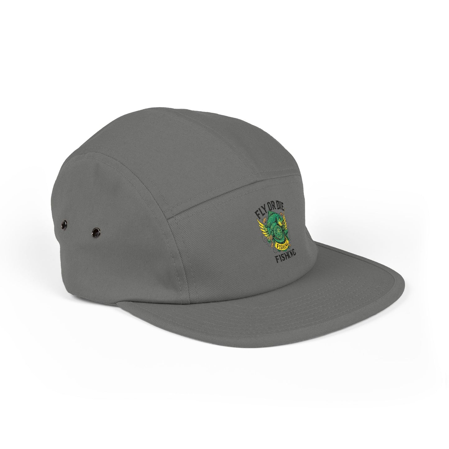D - Fly or Die Fishing - 5 Panel Cap