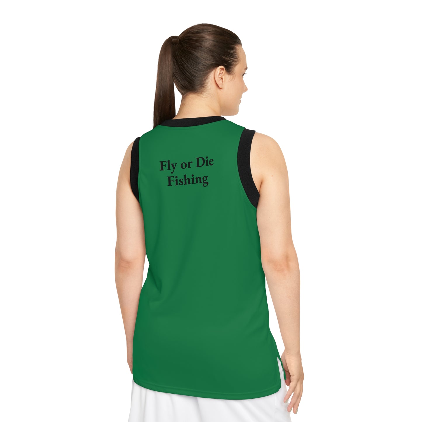 G - Fly or Die Fishing - Unisex Basketball Jersey (AOP)