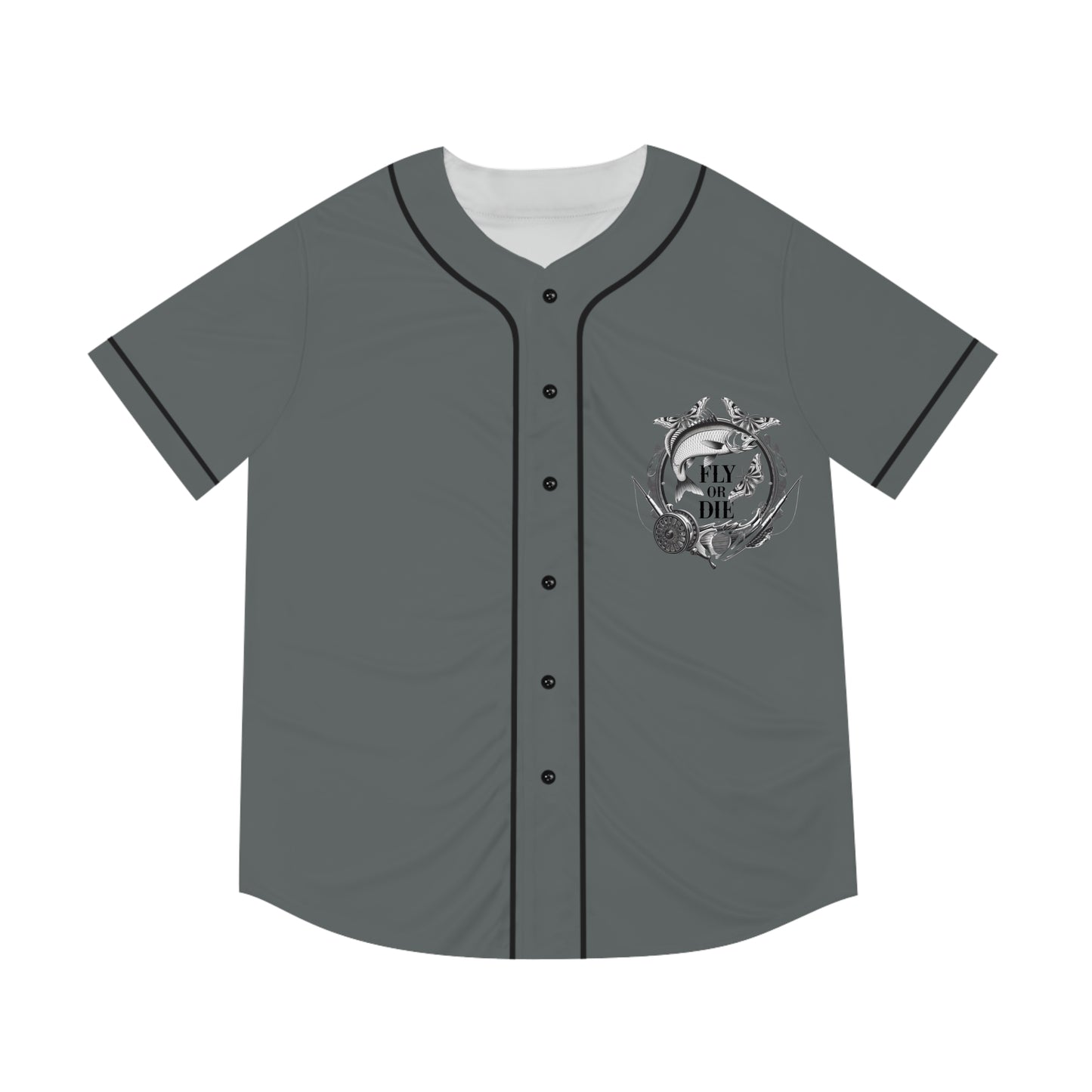 G - Fly or Die Fishing co - Maillot de baseball