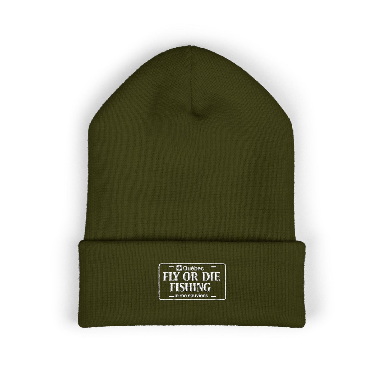 D - Fly or Die Fishing - Classic Cuffed Beanie