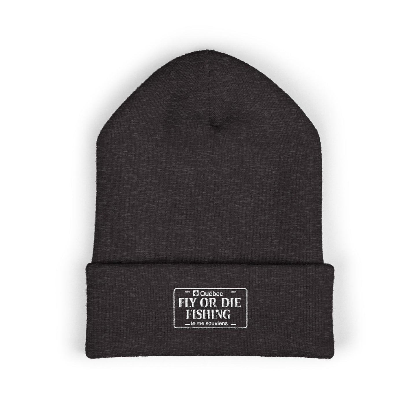 D - Fly or Die Fishing - Classic Cuffed Beanie