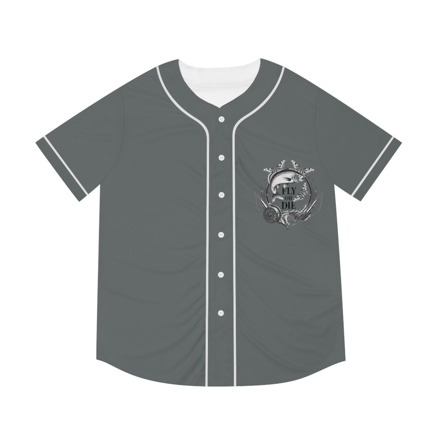 G - Fly or Die Fishing - Maillot de baseball pour hommes (AOP)