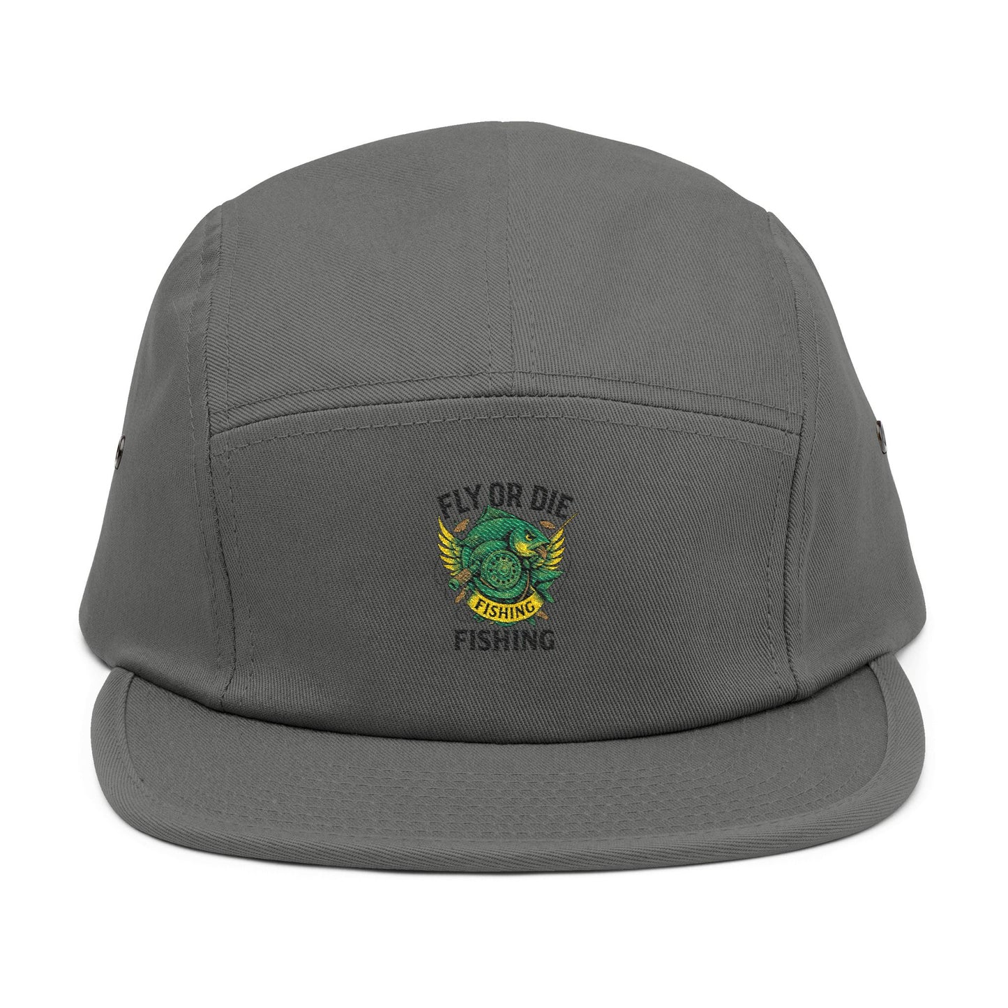 D - Fly or Die Fishing - 5 Panel Cap