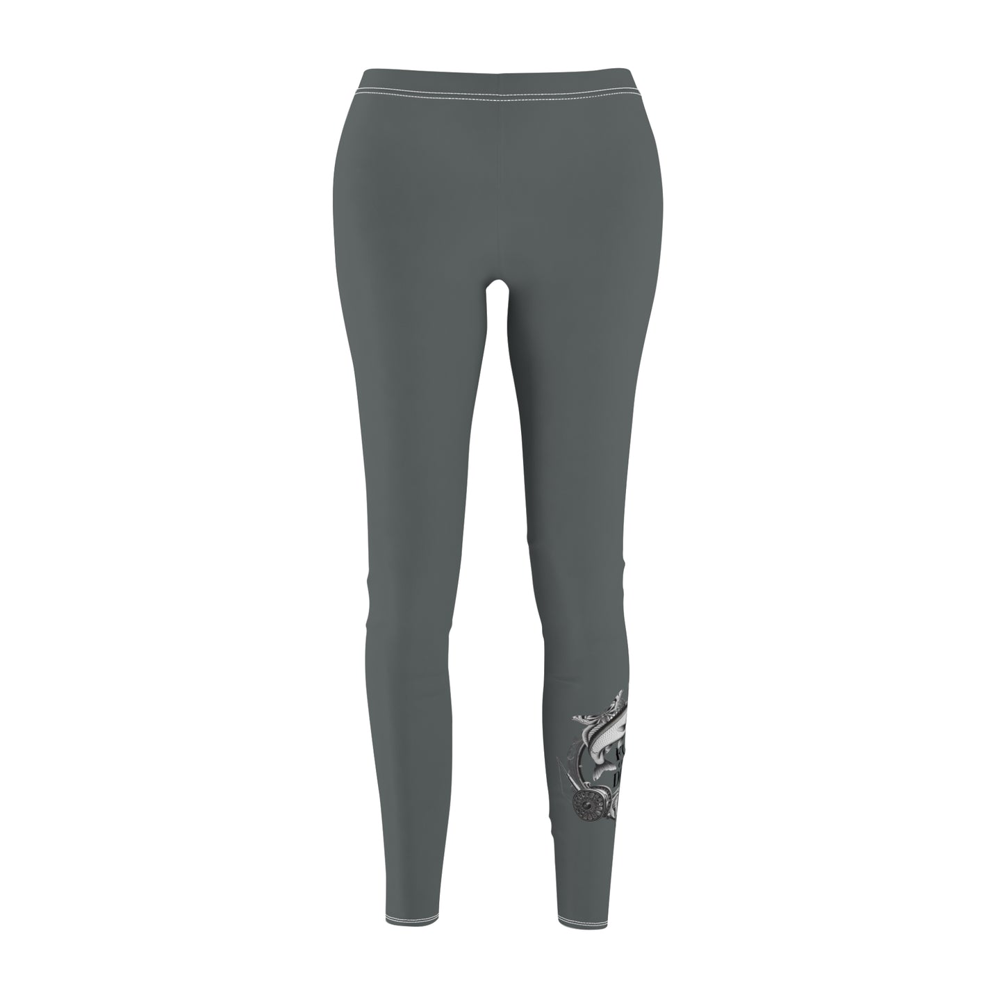 H - Fly or Die Fishing - Leggings décontractés Cut & Sew pour femmes (AOP)