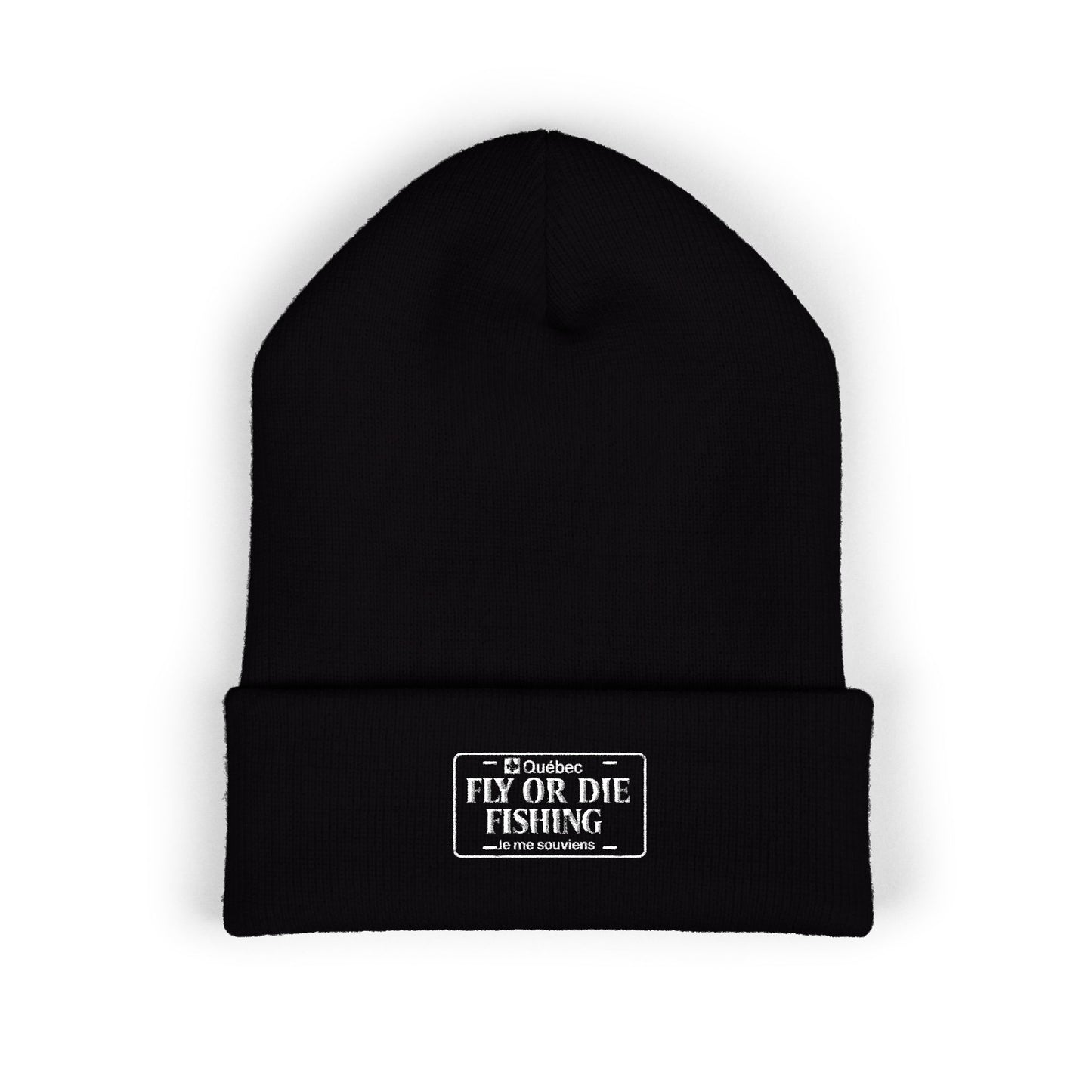 D - Fly or Die Fishing - Classic Cuffed Beanie