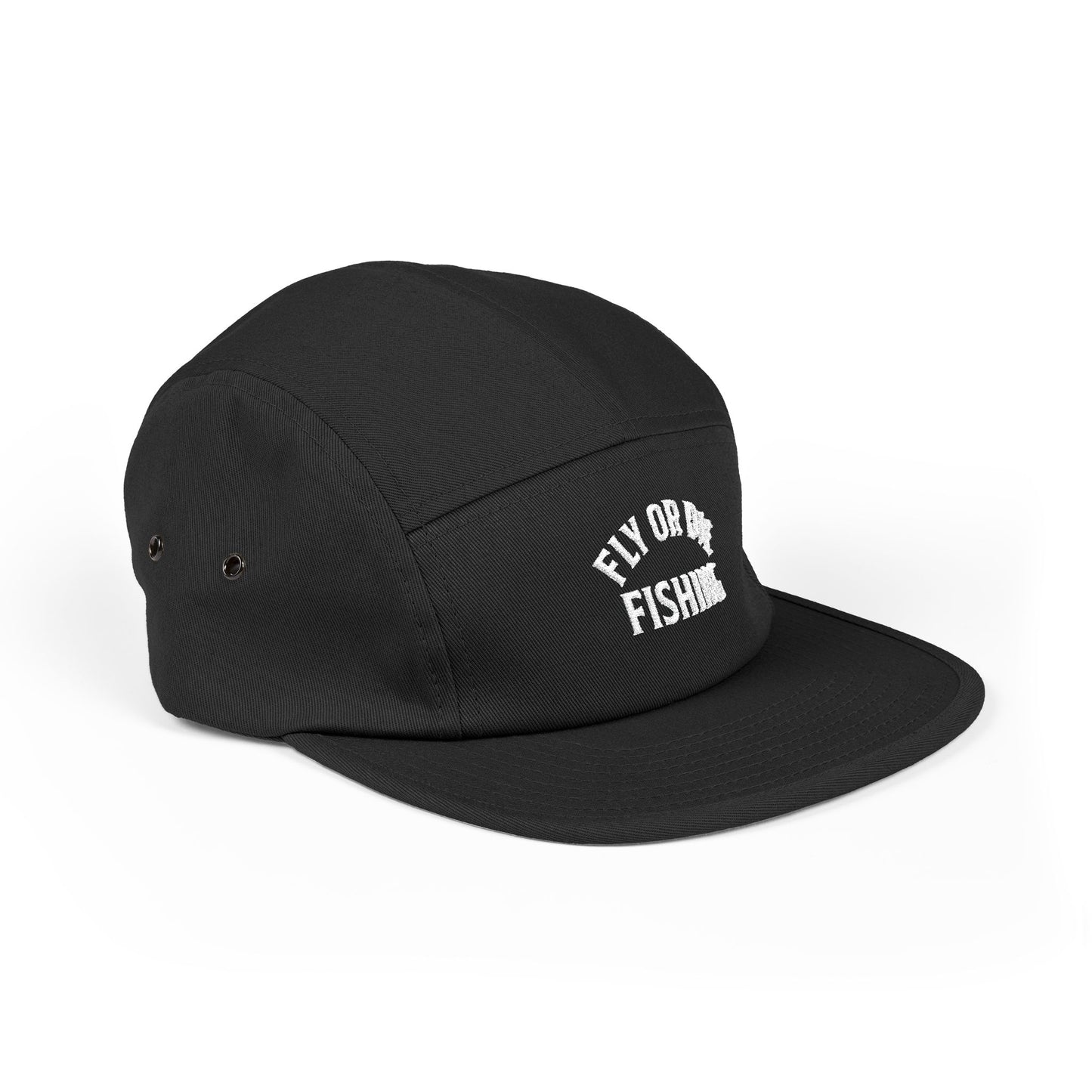 D - Fly or Die Fishing - 5 Panel Cap