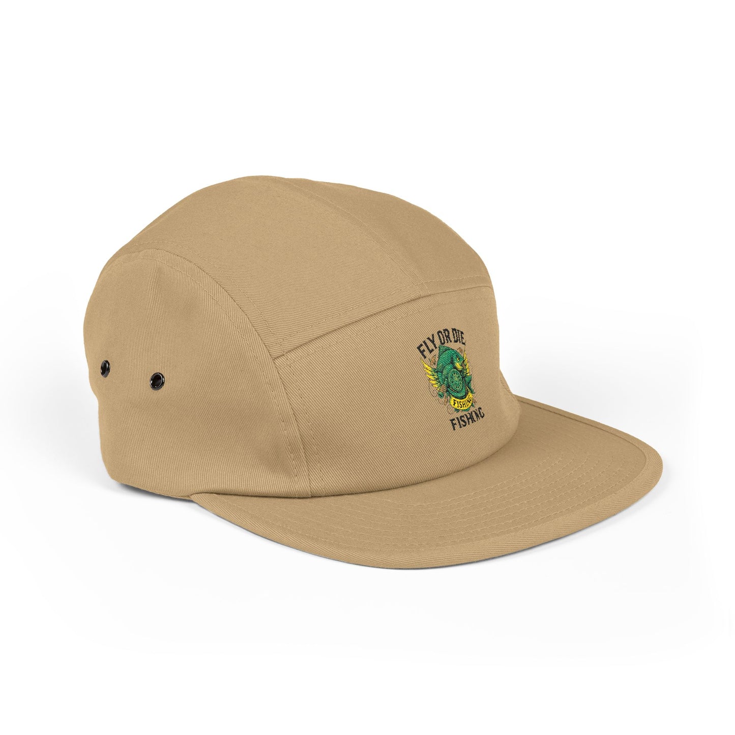 D - Fly or Die Fishing - 5 Panel Cap