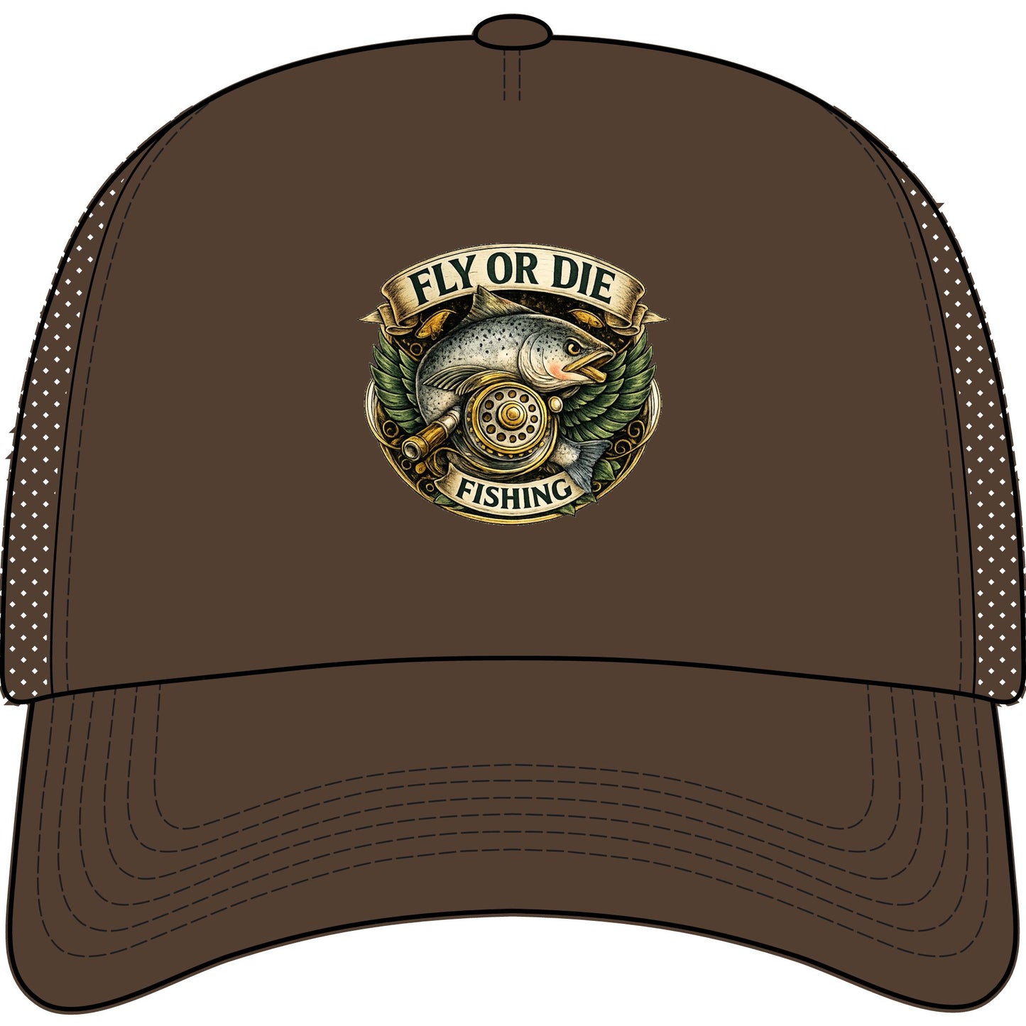 Fly or Die Fishing Foam Hat