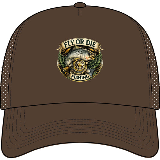 Fly or Die Fishing Foam Hat