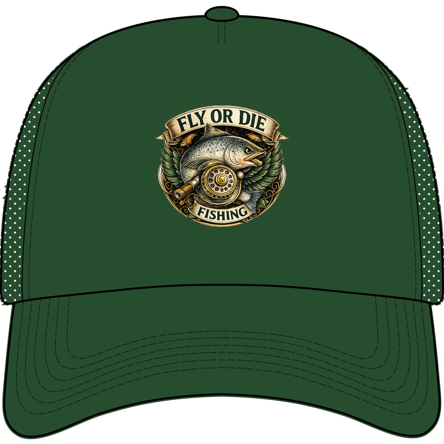 Fly or Die Fishing Foam Hat